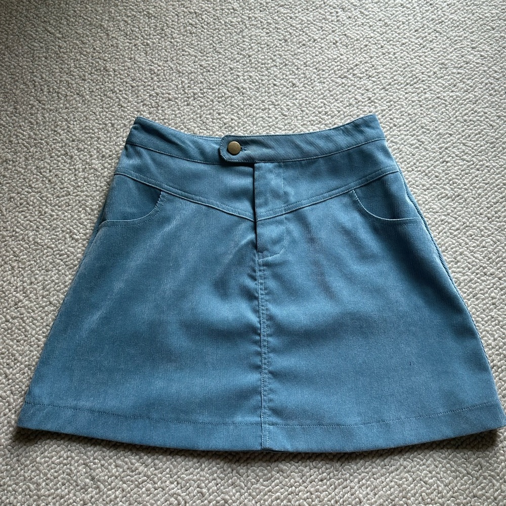 GB Girls Blue A-Line Mini Skirt Casual Resort Wear